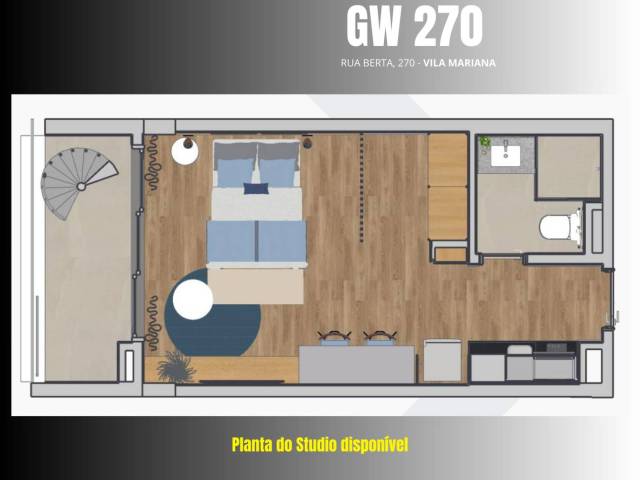 #20 - Studio para Venda em São Paulo - SP - 1